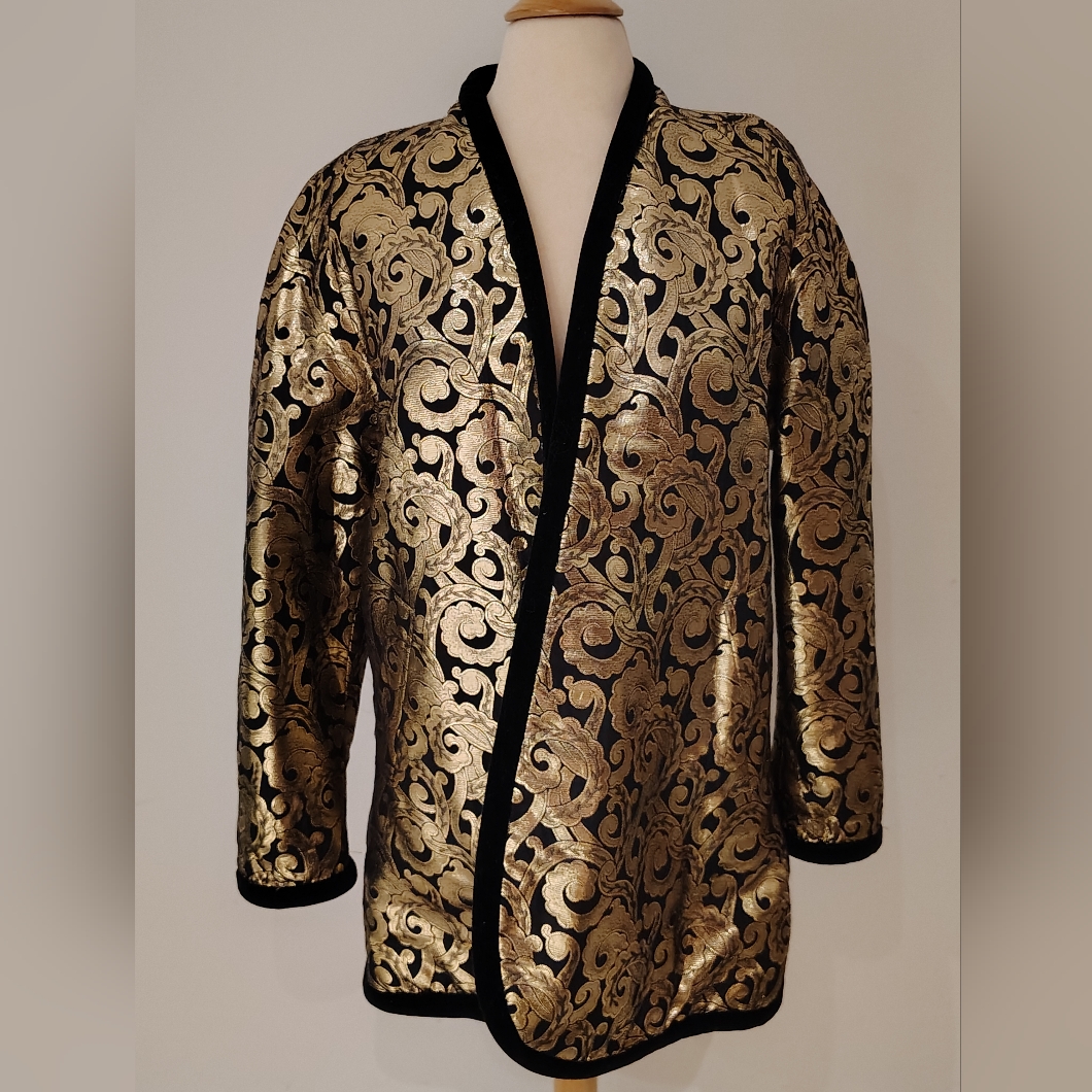 Escada Gold And Black Evening Jacket